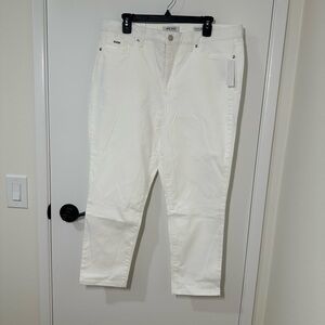 Nine West Women's White Cropped Jeans NWT